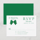 Search for patrick rsvp cards Green