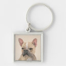 Search for fawn key rings French bulldog