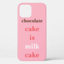Search for chocolate cake iphone cases Pink