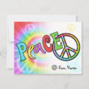 Search for hippy note cards Peace