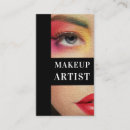 Search for face makeup artist business cards Modern