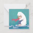 Search for illustrated christmas cards Polar bear