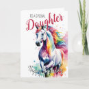 Search for horse for daughter birthday cards For her