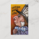 Search for alice in wonderland business cards Hatter
