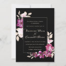Search for red black gold wedding invitations Leaves