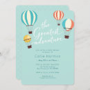 Search for red hot air balloon invitations Adventure
