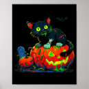 Search for black cat halloween posters Candy corn
