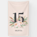 Search for floral birthday banners Pink