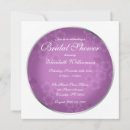 Search for amethyst bridal shower invitations Floral