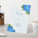 Search for hydrangeas wedding signs Blue and white