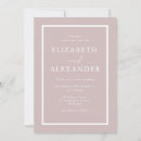 Search for mauve wedding invitations Dusty