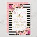 Search for pink stripe invitations Elegant