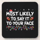 Search for funny coasters Xmas