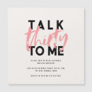 Search for 30th square invitations Chic