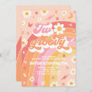 Search for two groovy party invitations Flower power party