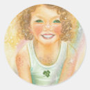 Search for ireland round stickers Red