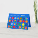 Search for yellow and green birthday cards For him