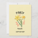 Search for daffodil birthday cards March