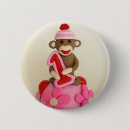Search for sock monkey badges Birthday