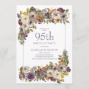 Search for 95th birthday invitations Elegant
