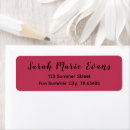 Search for plain red labels Modern