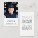 Search for police memorial cards Celebration of life