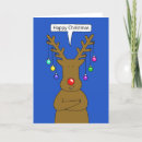Search for cartoon reindeer christmas cards Xmas