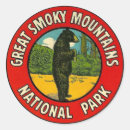 Search for smoky stickers National park