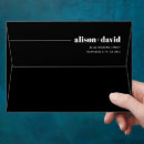 Search for blank envelopes Return address