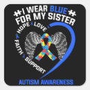 Search for autism awareness ribbon stickers Blue