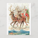 Search for vintage santa claus postcards Winter