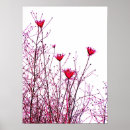 Search for unique floral posters White
