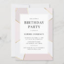 Search for gold geometric invitations Minimalist