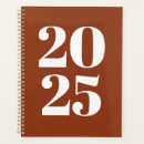 Search for monogrammed office supplies Terracotta