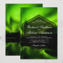 Search for northern lights wedding invitations Forest