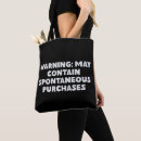 Search for funny tote bags Black and white