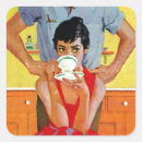 Search for red dress stickers Vintage