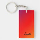 Search for double sided key rings Red