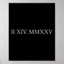 Search for roman numeral posters Pink