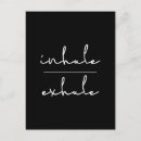Search for yoga postcards Inhale exhale