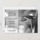 Search for black white graduation invitations Simple