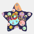 Search for rock star birthday party stickers Music