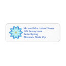 Search for lotus return address labels Flower