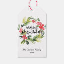 Search for christmas wreath gift tags Holly