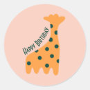 Search for pink giraffe stickers Zoo