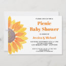 Search for picnic baby shower invitations Yellow