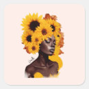 Search for afro hair stickers Black woman