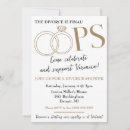 Search for divorce party invitations Gold