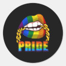 Search for rainbow lips stickers Lgbt
