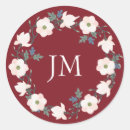 Search for floral wreath wedding stickers Boho
